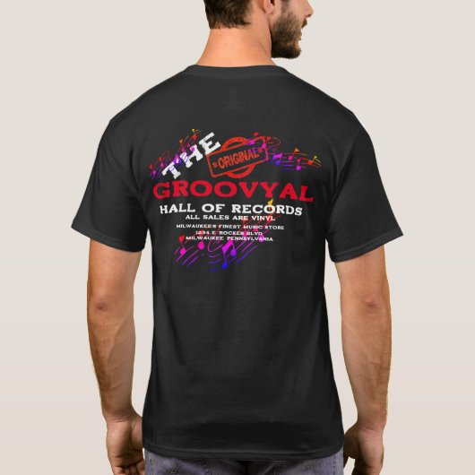 Groovyal Hall of Records T-shirt (Achterkant)