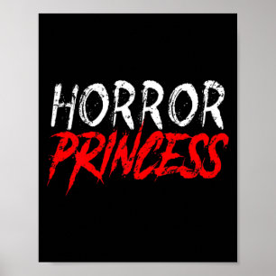 Grorige Prinses Grappige Halloween Griezelfilms Me Poster