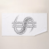 Gros argent (Serviette de bain)