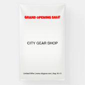 Gros bannières en vinyle extérieur | Local et pas (Verticale)