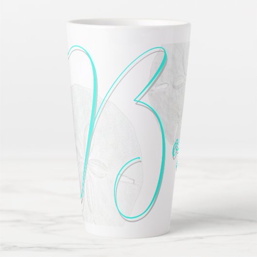 Gros Boss Texte Dollars Latte Mug (Devant)