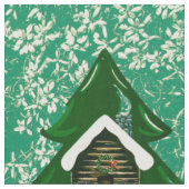 Gros Cabine de pin tissu vert clair (Fermer)
