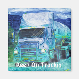 Gros Camion Conducteurs Truckin' Magnet