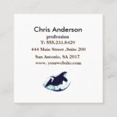 Gros Carte de visite de baleines (Dos)