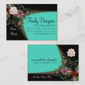 Gros Carte de visite de Funky Designer (Devant / Derrière)