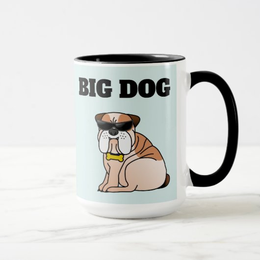 GROS CHIEN CAFÉ MUG (Droite)