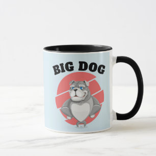 GROS CHIEN NOËL CAFÉ MUG