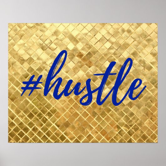 Gros Effet De Huile D'Or Poster Hustle (Devant)