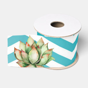 Gros-grain 3" Grosgrain Ruban Géométrique Jardin Rose Grange