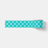 Gros-grain Bleu/Fleur Turquoise Ruban par Kenneth Yoncich (Devant)