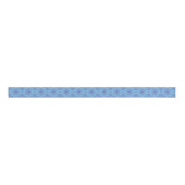 Gros-grain Bleu Snowflake Solide Bleu Grosgrain Ruban (Devant)