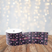 Gros-grain Casse-noisette ruban pourpre