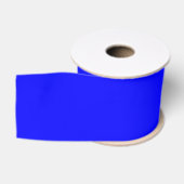 Gros-grain Conception élégante de ruban grosgrain bleu uni (Bobine)
