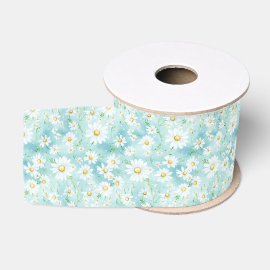 Gros-grain Daisies Ruban Grosgrain (Bobine)