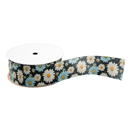 Gros-grain Daisies Ruban Grosgrain (Bobine)