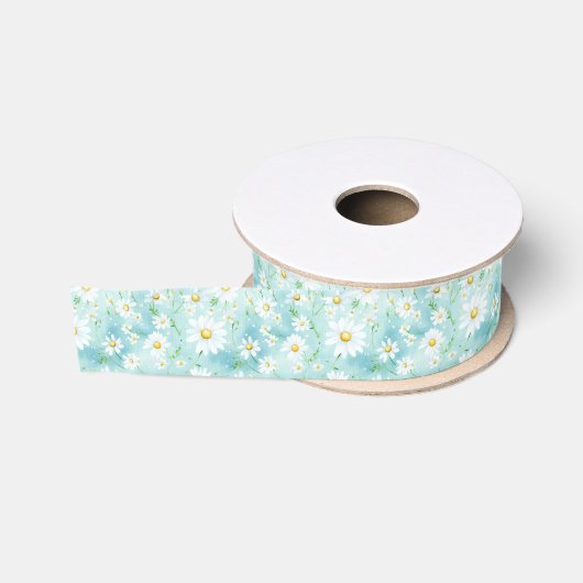 Gros-grain Daisies Ruban Grosgrain (Bobine)