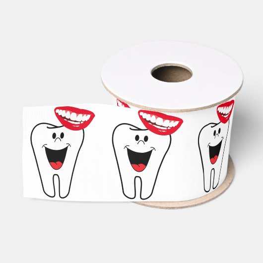 Gros-grain Dentiste de dents de ruban décoratif (Bobine)