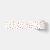 Gros-grain Dots d'aquarelle Confetti de rouille Ruban (Devant)