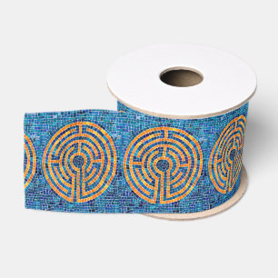 Gros-grain LABYRINTHE IV Ruban Grosgrain de 7,62 cm de large