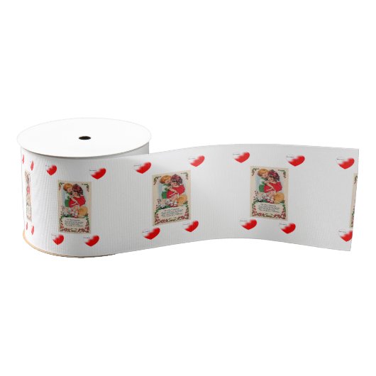 Gros-grain les valentines aiment le ruban (Bobine)