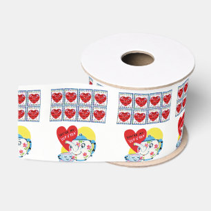 Gros-grain les valentines aiment le ruban
