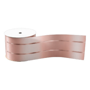 Gros-grain Nœud de ruban rose gold pour Baby Shower