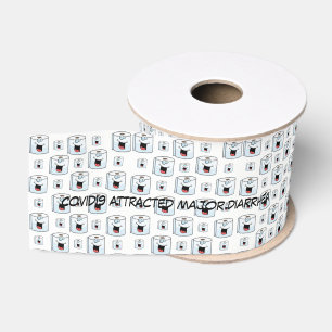 Gros-grain papier toilette ruban décoratif