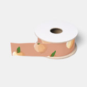 Gros-grain Peinture Peaches Ruban (Bobine)