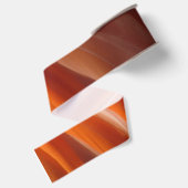 Gros-grain Plumes de Flamant rose - Ruban orange (Dos)