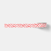 Gros-grain Points blancs et rouges Ruban Grosgrain (Devant)