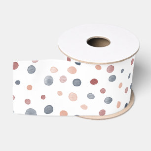 Gros-grain Points d'aquarelle Marcus Confetti Ruban