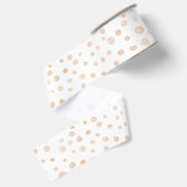Gros-grain Points d'aquarelle Melon Confetti Ruban (Dos)