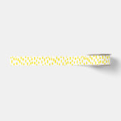 Gros-grain Points de caissage blanc et jaune Ruban Grosgrain (Devant)