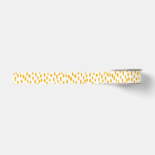 Gros-grain Points de lavage blanc et orange Ruban Grosgrain (Devant)