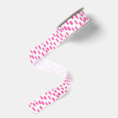 Gros-grain Points de lavage blanc et rose Ruban Grosgrain (Dos)