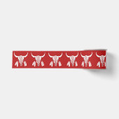Gros-grain Rouge Ghost Dance Buffalo bobine ruban (Devant)