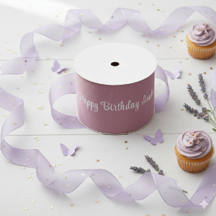 Gros-grain Rouleau de ruban violet lavande Décoration d'ann