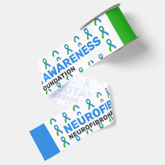 Gros-grain Ruban à motif de sensibilisation à la neurofibroma