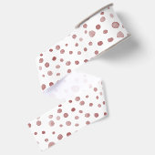 Gros-grain Ruban à points d'aquarelle Ruby Confetti (Dos)