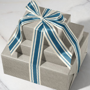 Gros-grain Ruban à ruban bleu hors-blanc et bleu marine