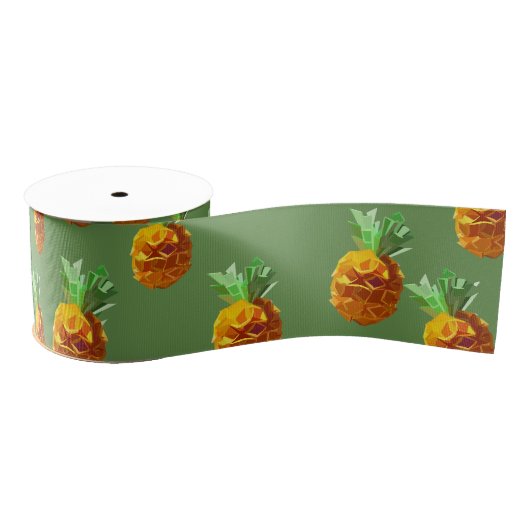 Gros-grain Ruban ananas (Bobine)