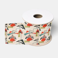 Ruban atomique moderne de tissu de la moitié du