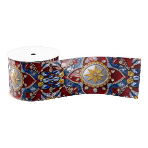 Gros-grain Ruban aux couleurs colombiennes