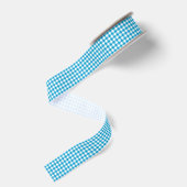 Gros-grain Ruban bleu En vichy Grosgrain (Dos)