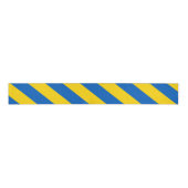 Gros-grain Ruban bleu et jaune / bandes de couleur (Devant)