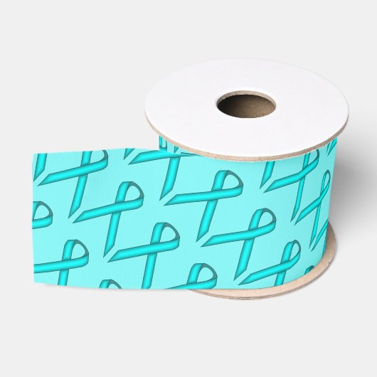 Gros-grain Ruban bleu/Turquoise standard par Kenneth Yoncich (Bobine)