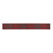 Gros-grain Ruban - Clan Macpherson Tartan Rouge (Devant)
