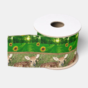 Gros-grain ruban de cerf sauvage