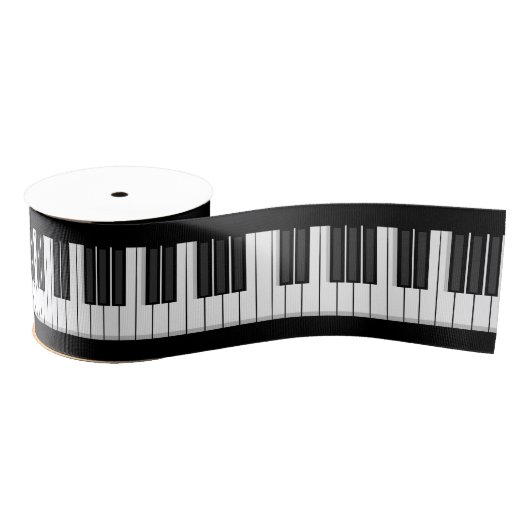 Gros-grain Ruban de clavier de piano (Bobine)