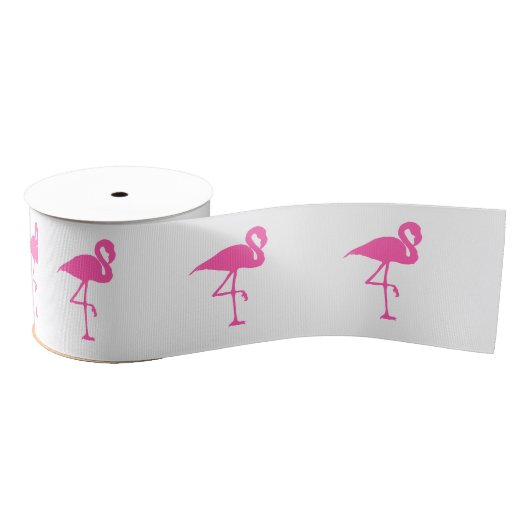 Gros-grain Ruban de Flamant rose (Bobine)